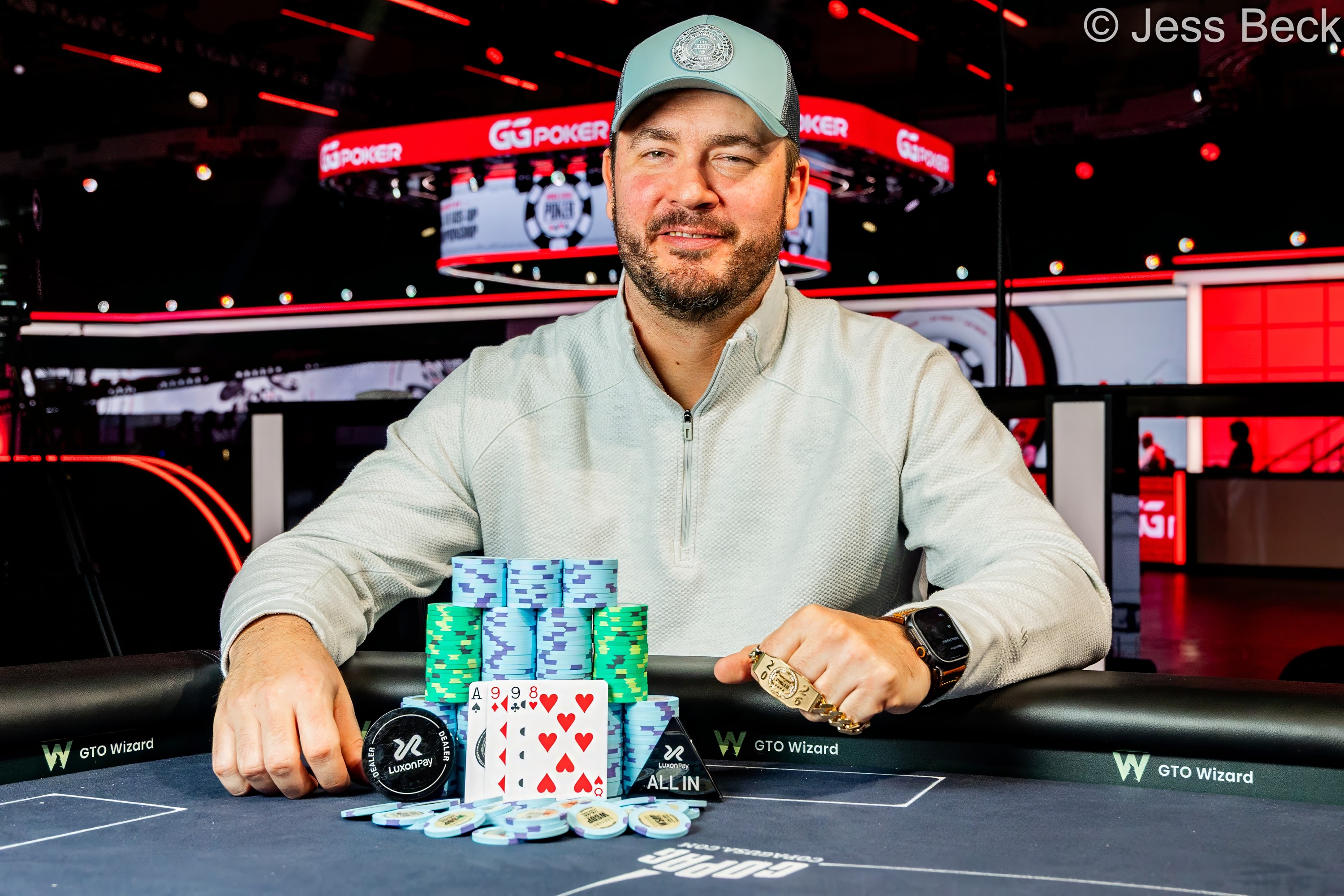 제이슨 데일리, WSOP $1,500 Omaha Hi-Lo 우승...3번째 브레이슬릿 획득