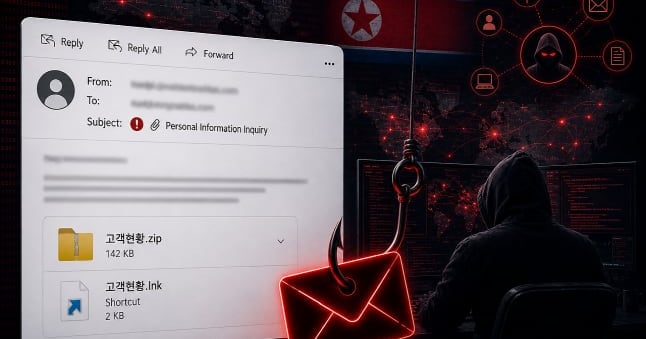 北 '김수키'식 피싱 공격 포착, 한국 포커 커뮤니티도 경계해야