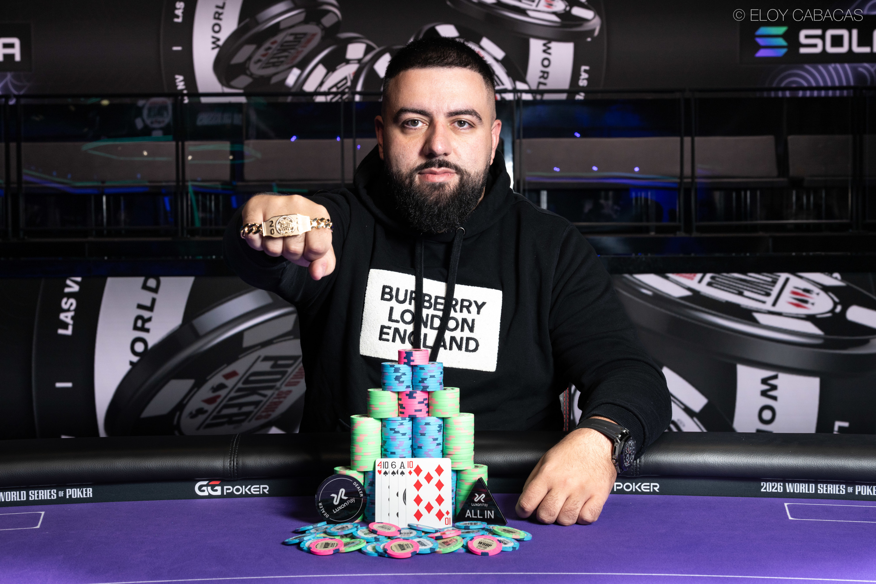WSOP 빅 오 챔피언십 우승자 탄생, 다니엘 아하로니 $861,287 (약 11.6억 원) 획득